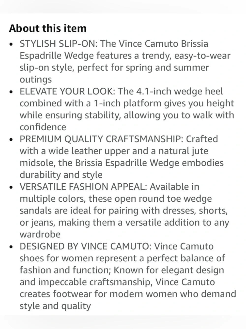Vince Camuto new womens